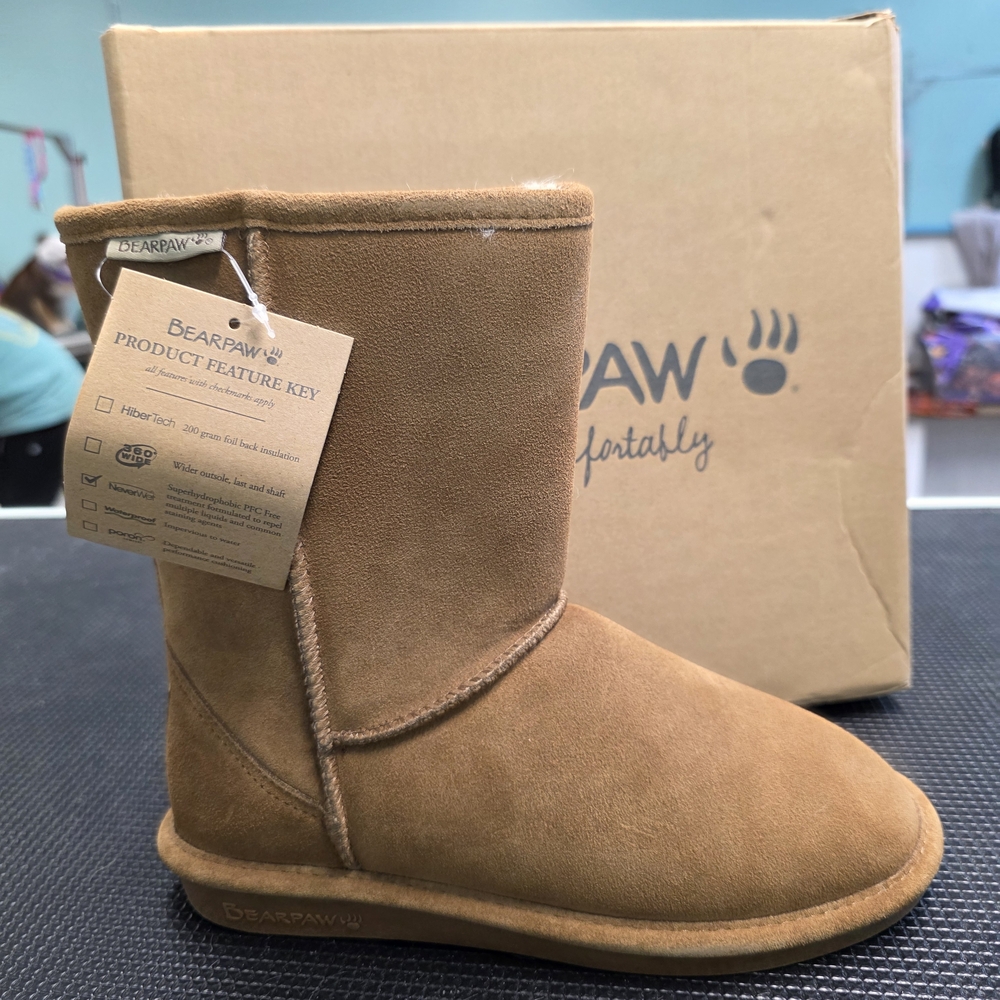 BearPaw Kids Brown Suede Boots